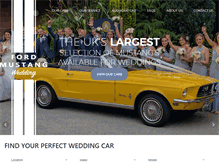 Tablet Screenshot of fordmustangwedding.co.uk